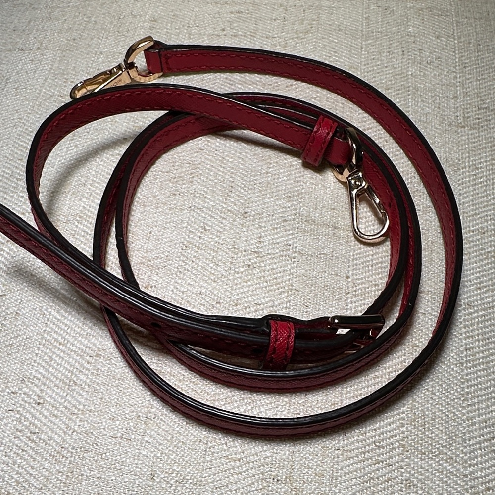 Michael Kors Red Leather Strap